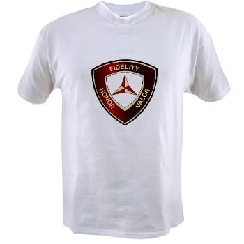 HB3MD - A01 - 01 - Headquarters Bn - 3rd MARDIV - Value T-Shirt - Click Image to Close
